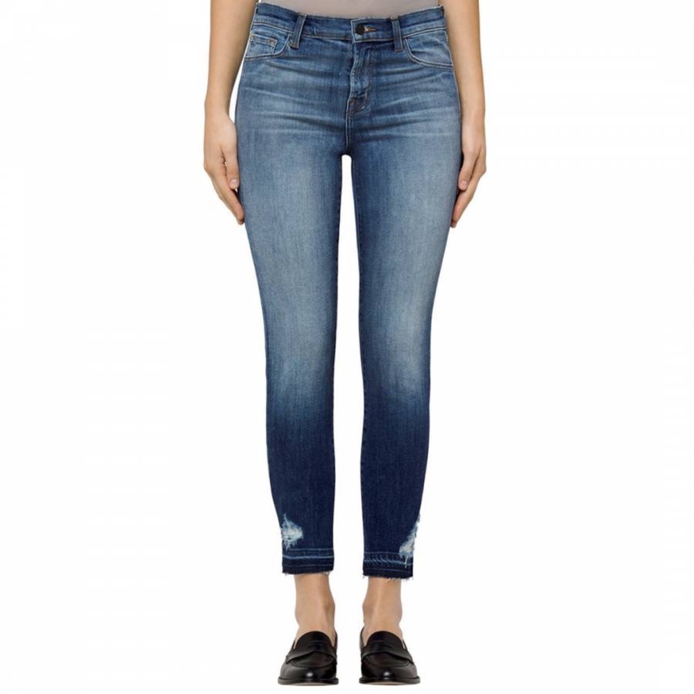 J Brand Jasper Destruct Ruby Cigarette Stretch Jeans released raw hem distressed
